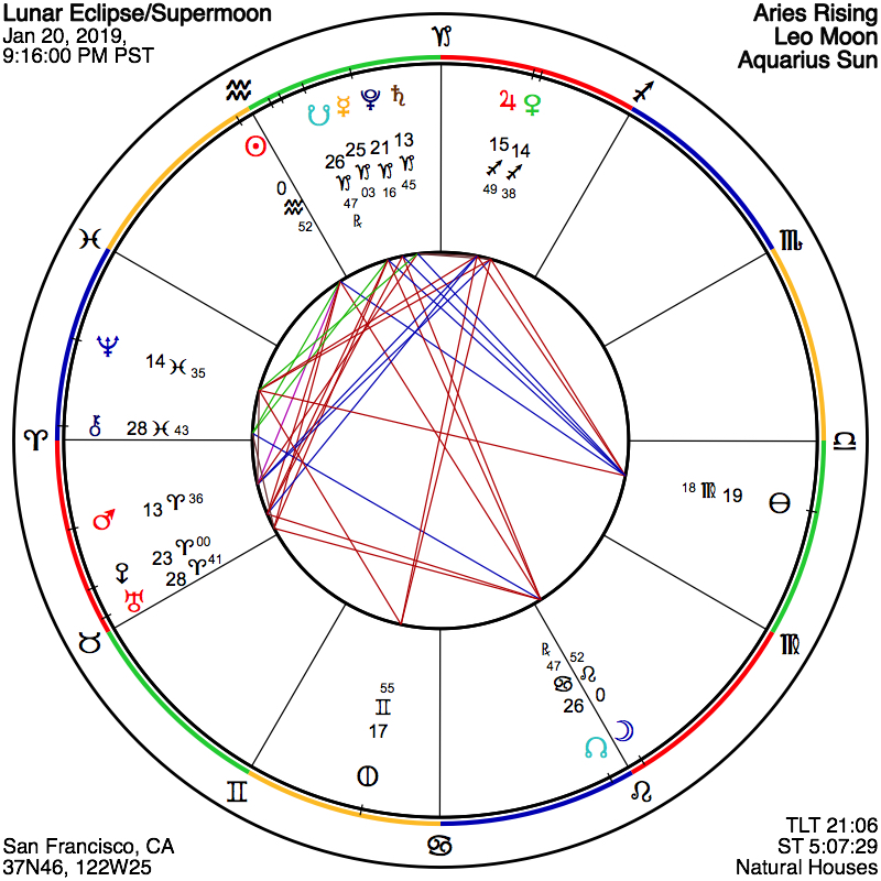 Leo Astrology Chart