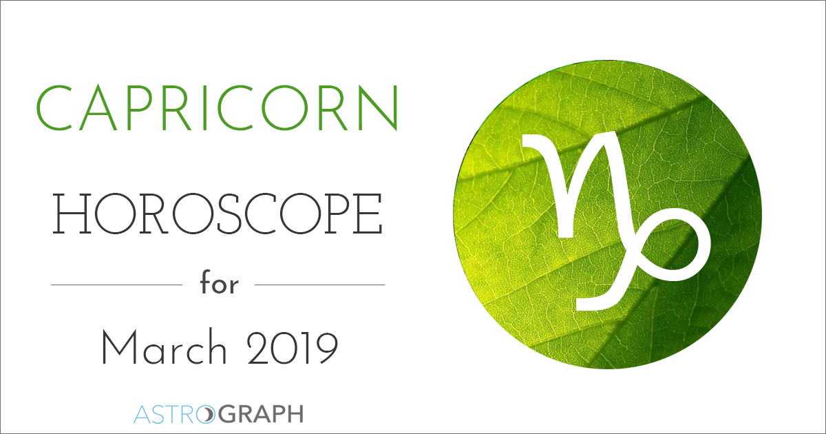 ASTROGRAPH Capricorn Horoscope for March 2019