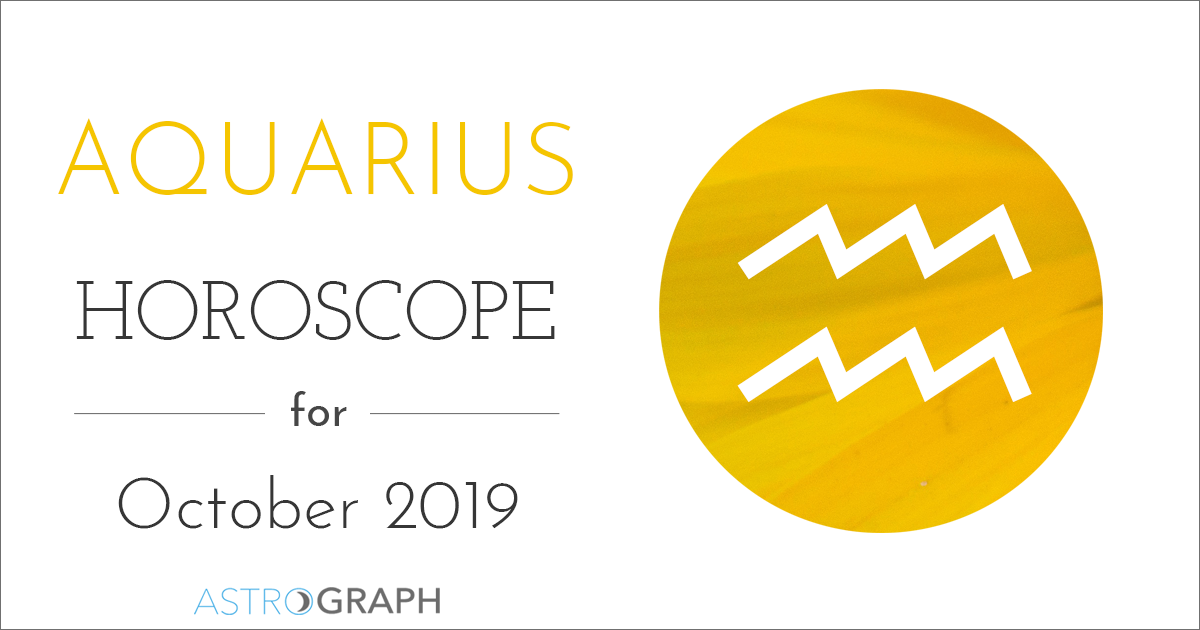 Aquarius Horoscope for October 2019