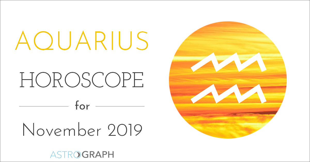 ASTROGRAPH - Aquarius Horoscope for November 2019
