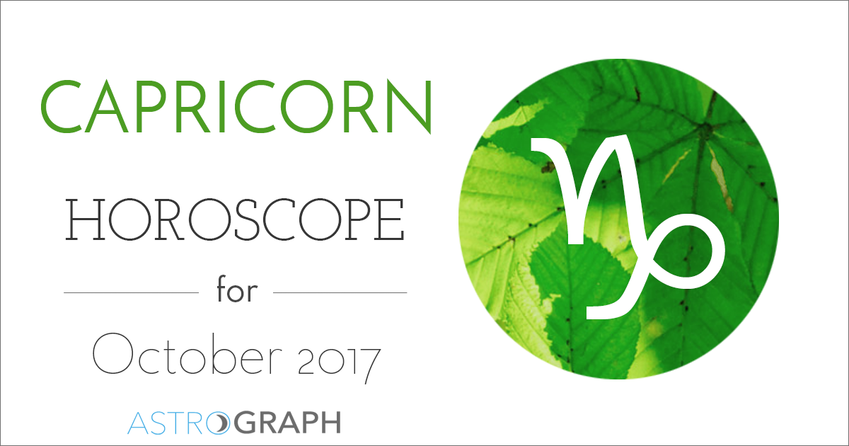 Capricorn Horoscope for October 2017