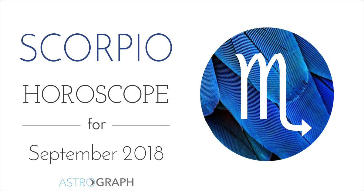 Scorpio Horoscope for September 2018