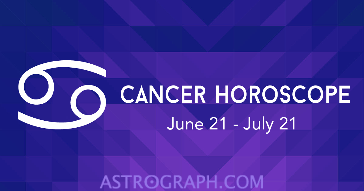 Astrograph Cancer Horoscope For July 2016