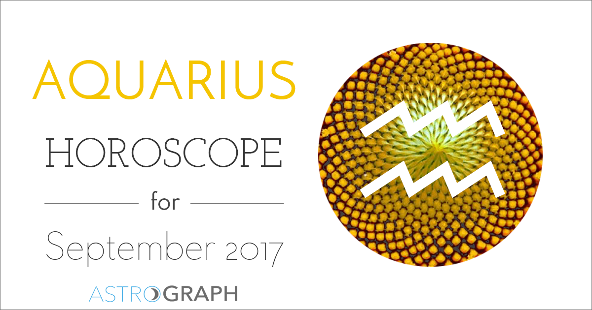 Aquarius Horoscope for September 2017