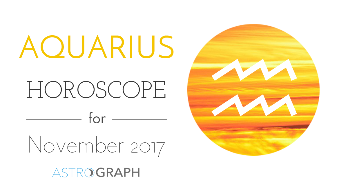 Aquarius Horoscope for November 2017