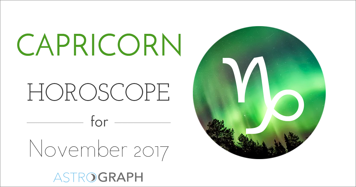 Capricorn Horoscope for November 2017